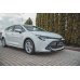 Накладка сплиттер на передний бампер на Toyota Corolla XII Hatchback / Touring Sports